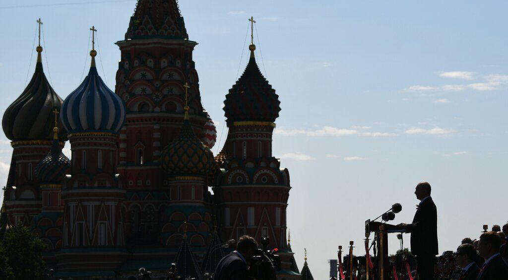 APTOPIX Russia Red Square Parade